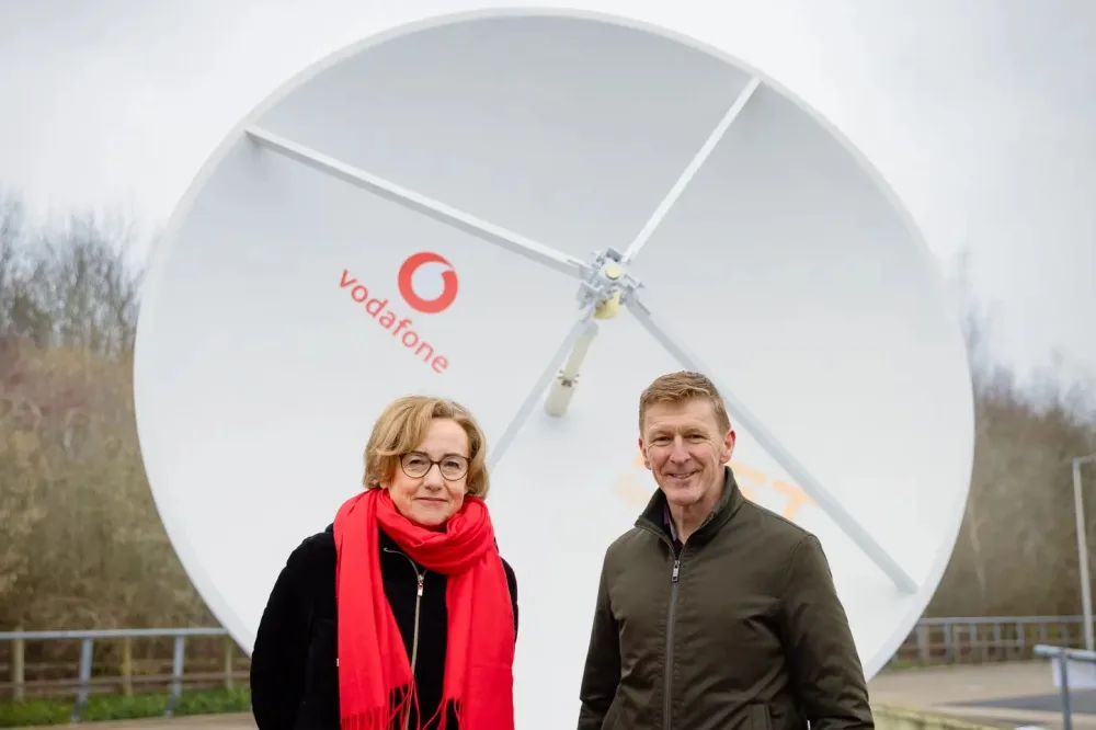 Vodafone claims first video call between LEO satellite and smart phone