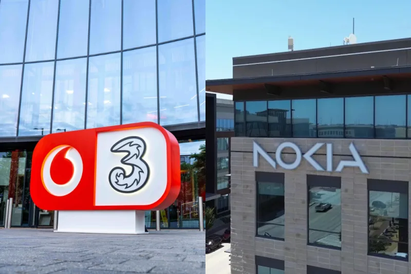 Nokia, VodafoneThree activate first 100 advanced 5G radio sites
