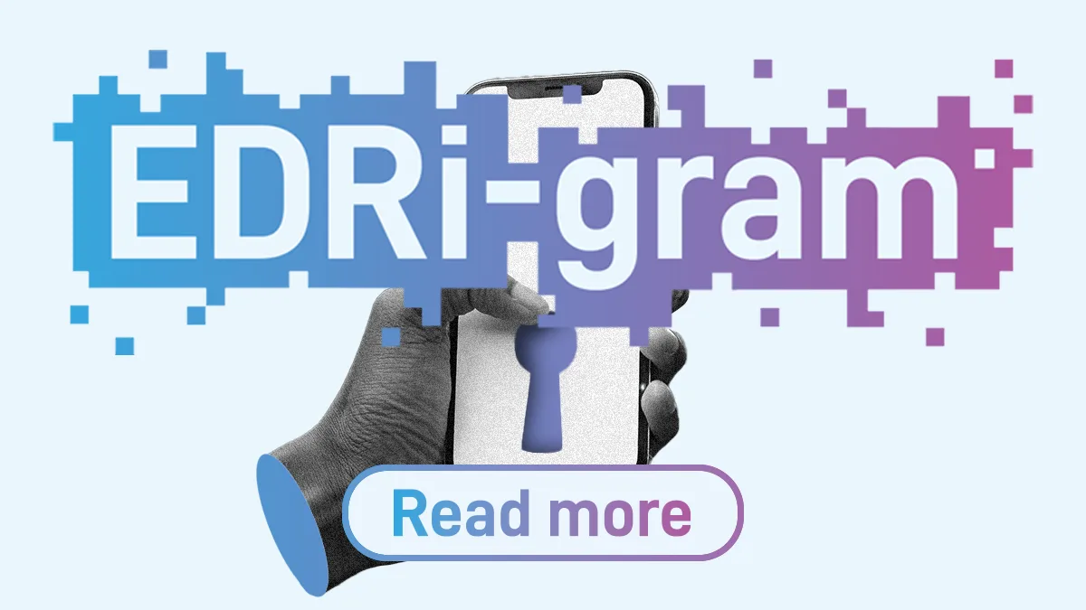 EDRi-gram, 29 October 2025