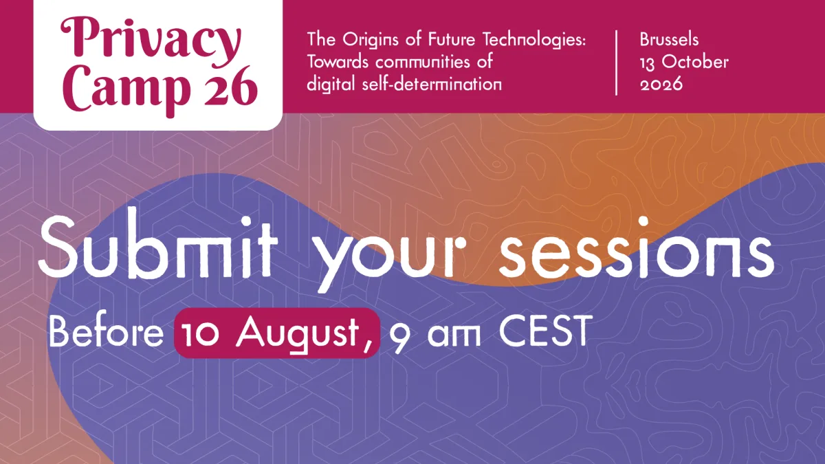 #PrivacyCamp26: Call for sessions